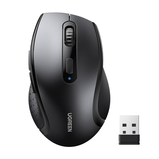 UGreen M511 Ergonomic 2.4GHz Wireless Mouse - Black-0