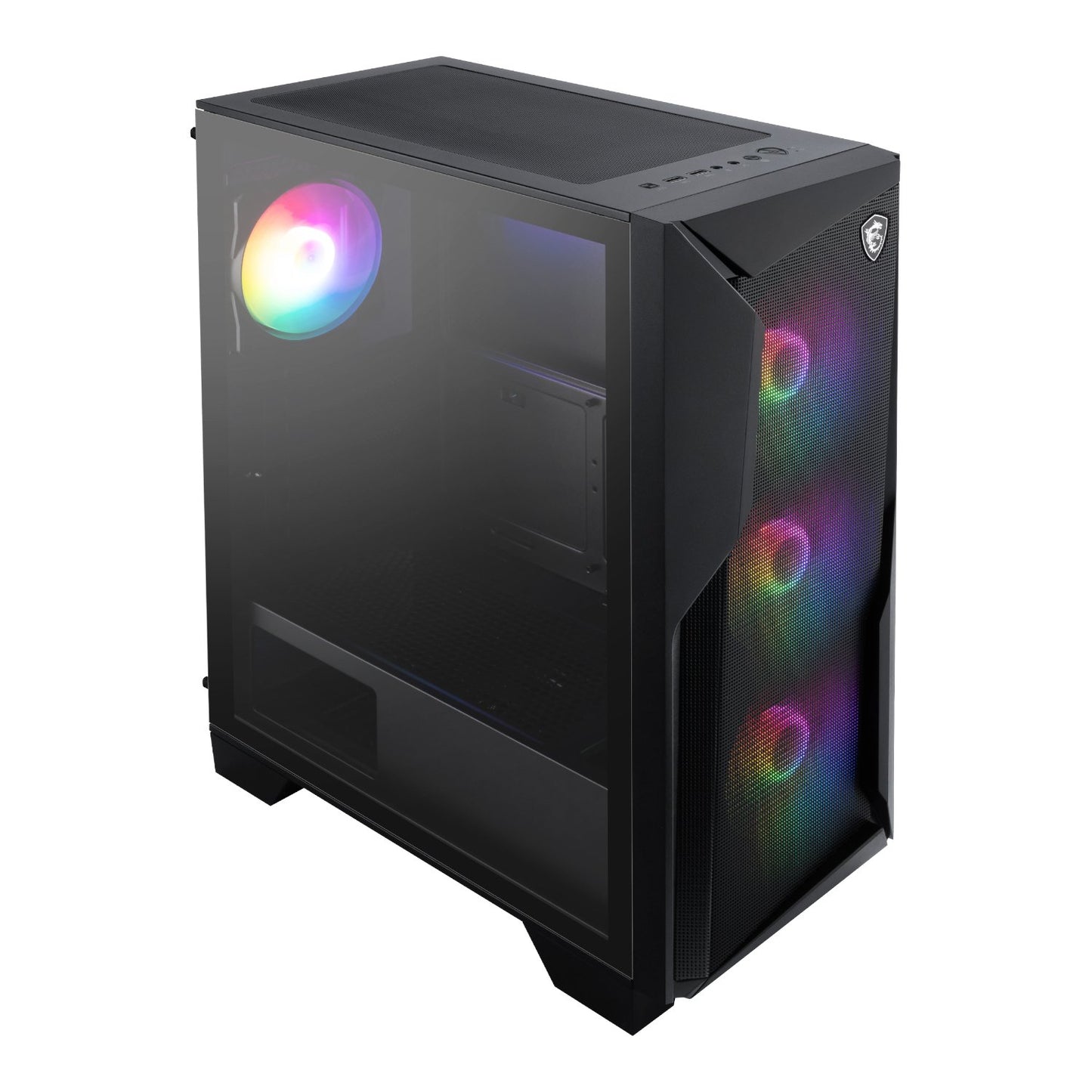 MSI MAG FORGE 130A Airflow ATX Gaming Chassis - Black-2