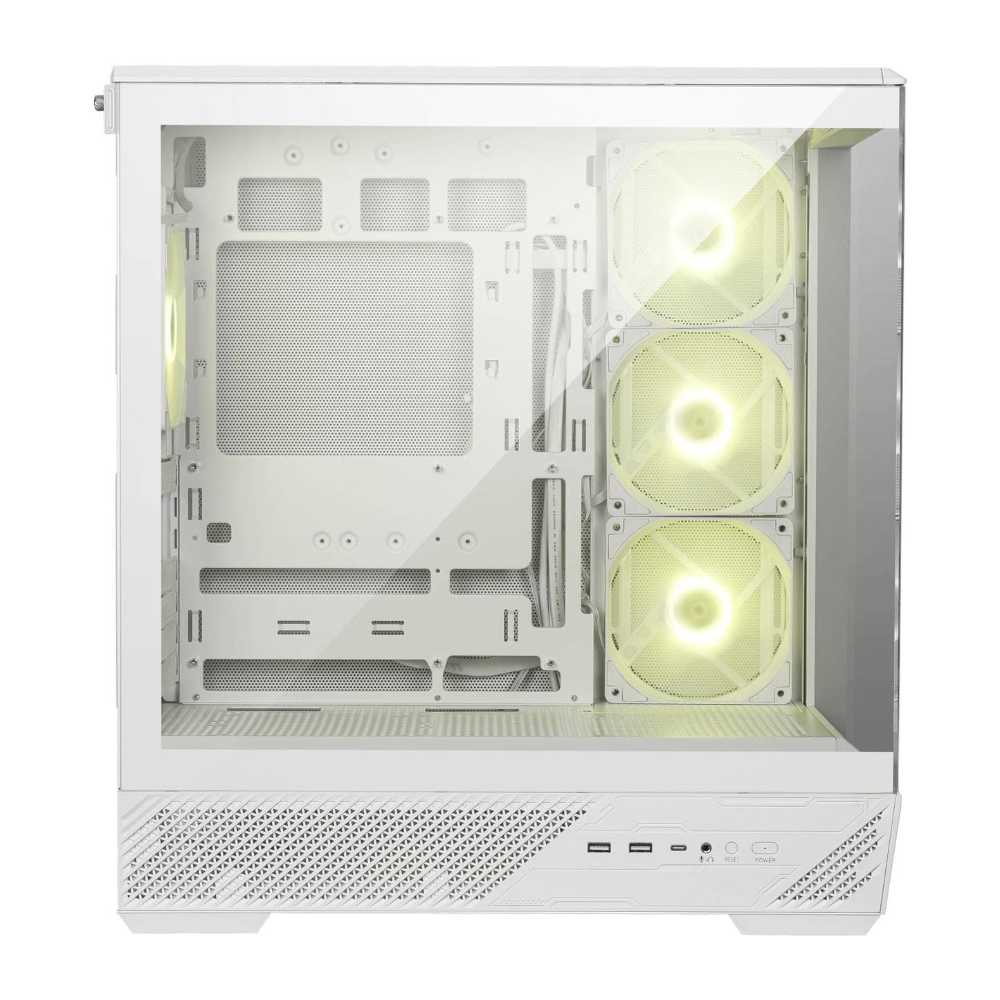 MSI MAG PANO 130R PZ ATX Gaming Chassis - White-5