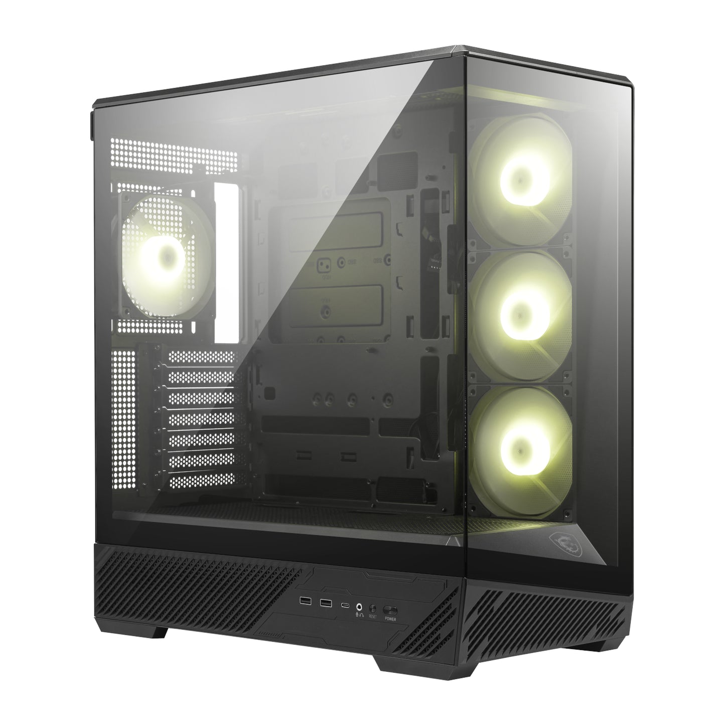 MSI MAG PANO 130R PZ ATX Gaming Chassis - Black-0