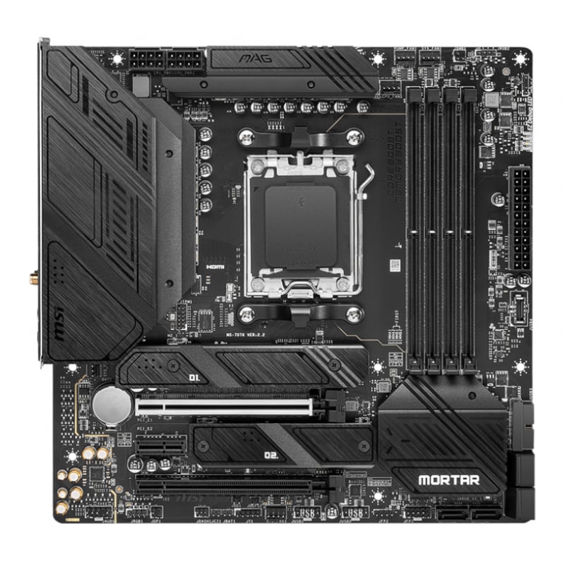 MSI MAG B650M MORTAR WIFI AMD AM5 mATX Gaming Motherboard-1