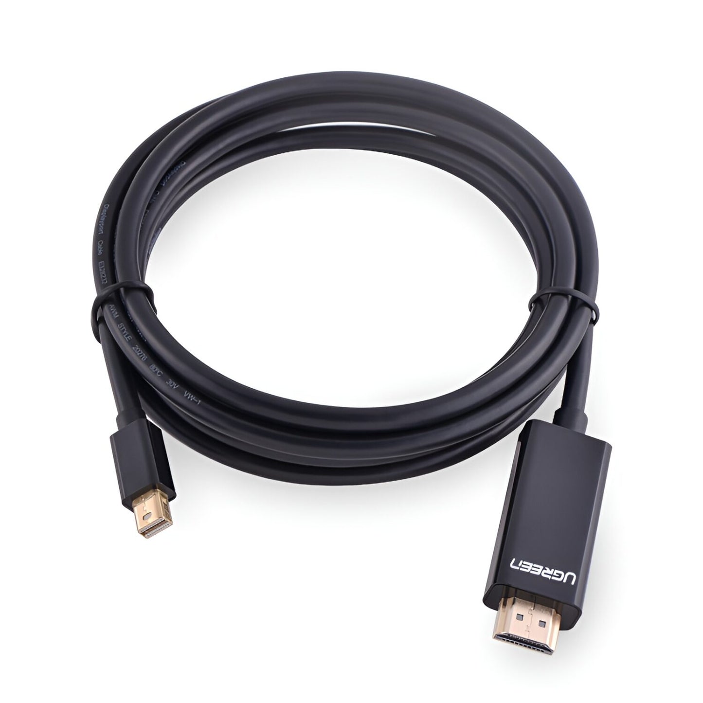 UGREEN Mini DisplayPort Male to 4K@30Hz HDMI Cable 1.5m - Black-2