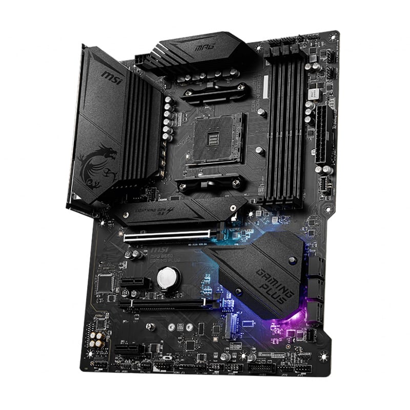 MSI MPG B550 Gaming Plus AM4 ATX Motherboard – Ryzen 5000-2