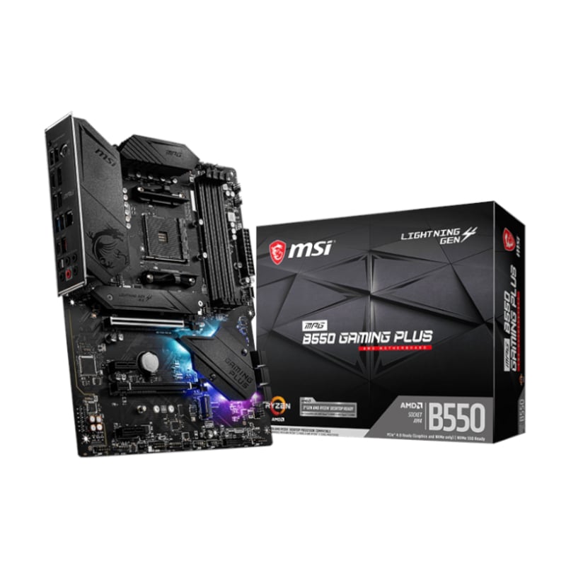 MSI MPG B550 Gaming Plus AM4 ATX Motherboard – Ryzen 5000-0