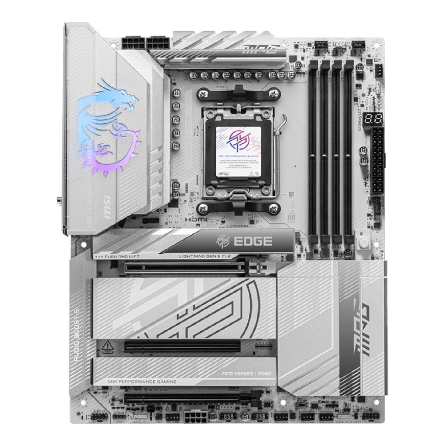 MSI MPG X870E EDGE TI WIFI AM5 ATX DDR5 Gaming Motherboard-1