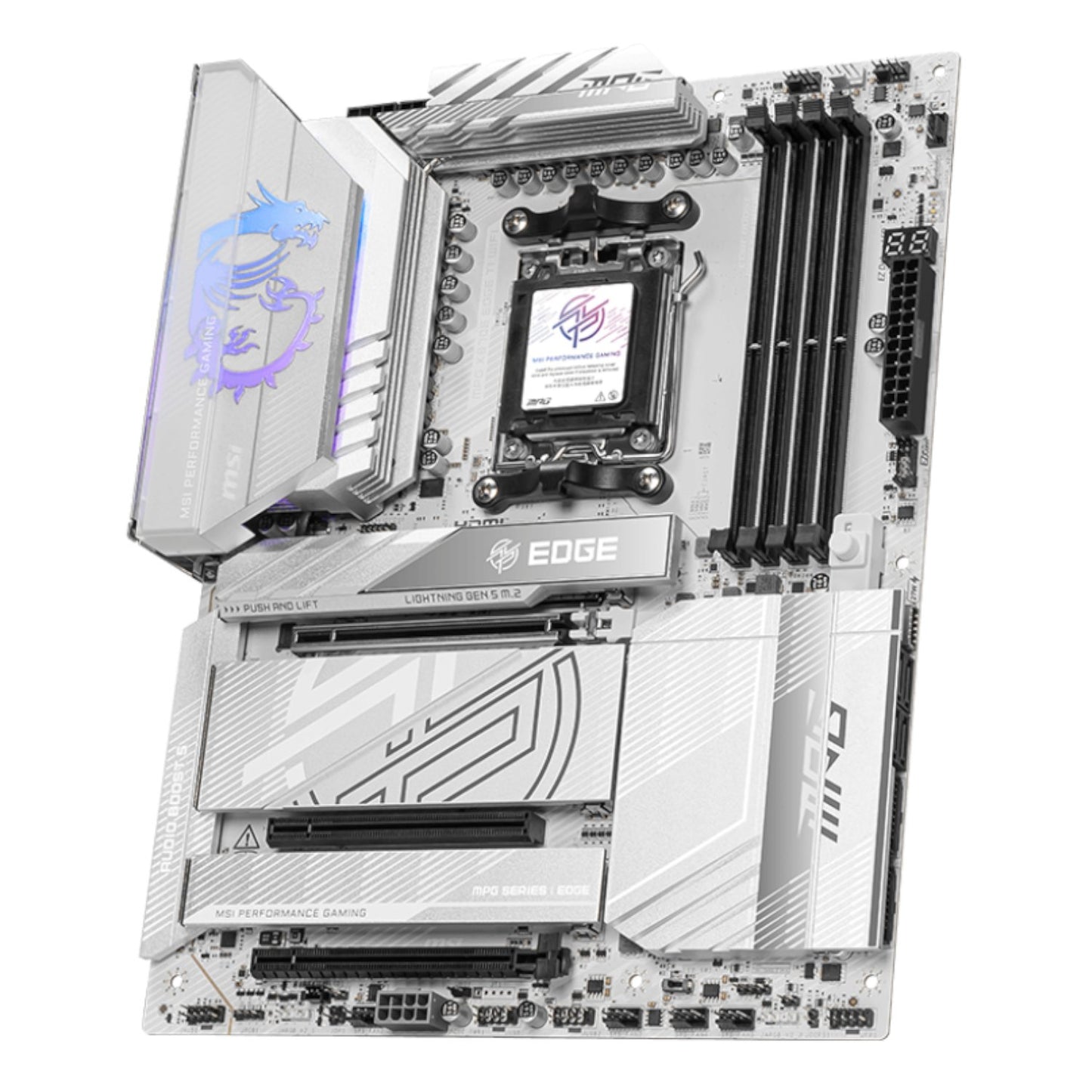 MSI MPG X870E EDGE TI WIFI AM5 ATX DDR5 Gaming Motherboard-3