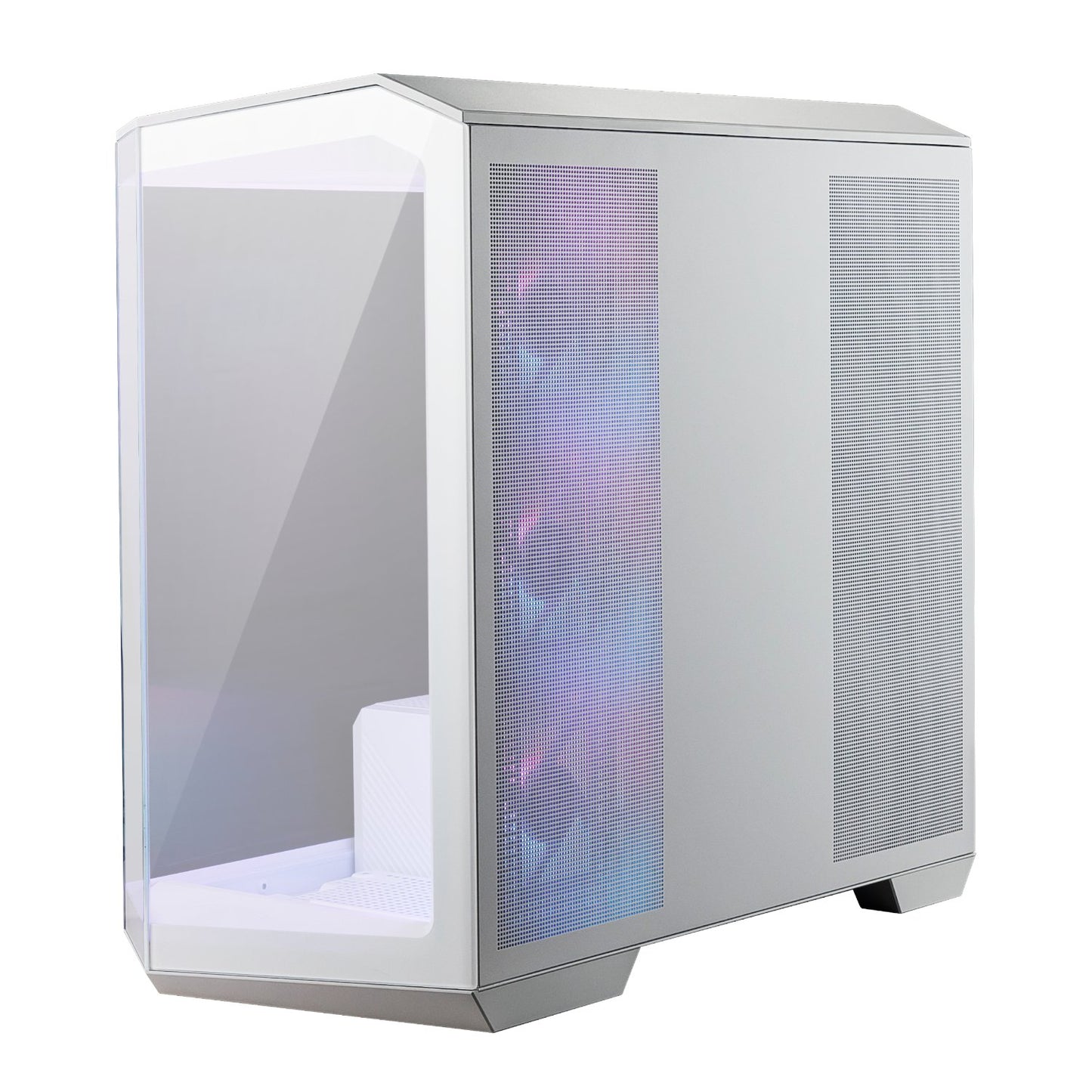 MSI MAG PANO M100R PZ M-ATX ARGB Gaming Chassis - White-2