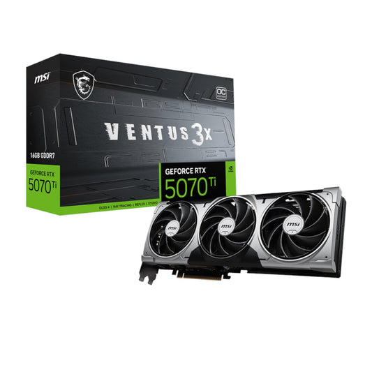 MSI GeForce RTX 5070 Ti 16G VENTUS 3X OC Graphics Card-0