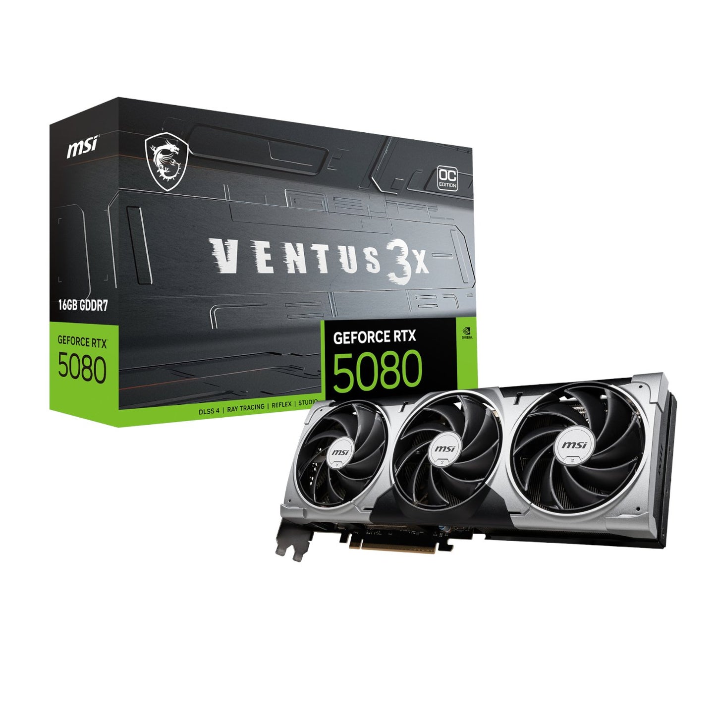 MSI GeForce RTX 5080 VENTUS 3X OC 16G Graphics Card-0