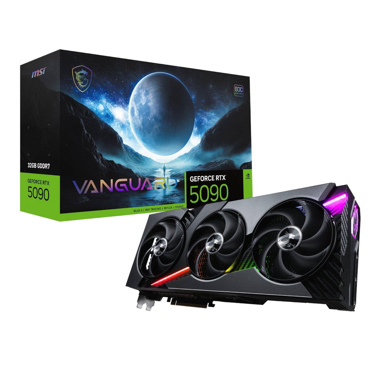MSI GeForce RTX 5090 VANGUARD SOC 32G Graphics Card-0