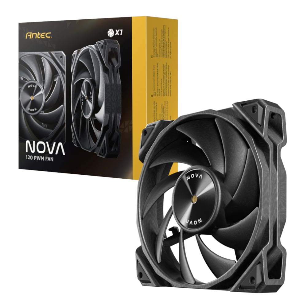 Antec NOVA 120 PWM Fan with Speed Controller - Black-0