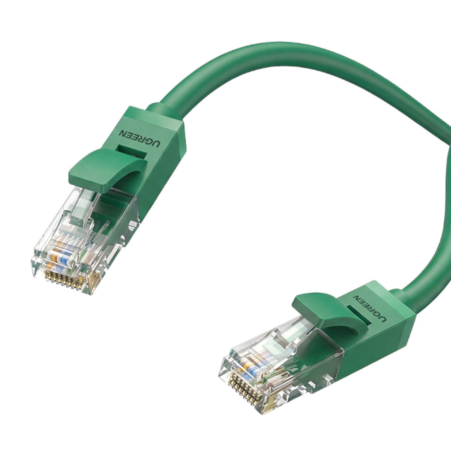 UGREEN RJ45 CAT6 1m LAN Network Cable – (1Gbps, 250MHz) – Green-1