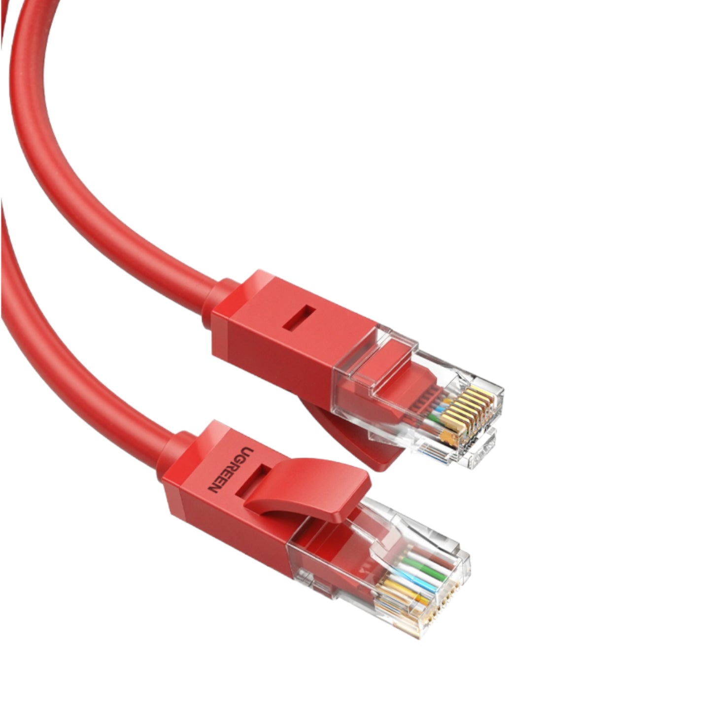 UGreen RJ45 CAT6 Ethernet 0.5m LAN Network Cable -Red (1Gbps, 250MHz)-0