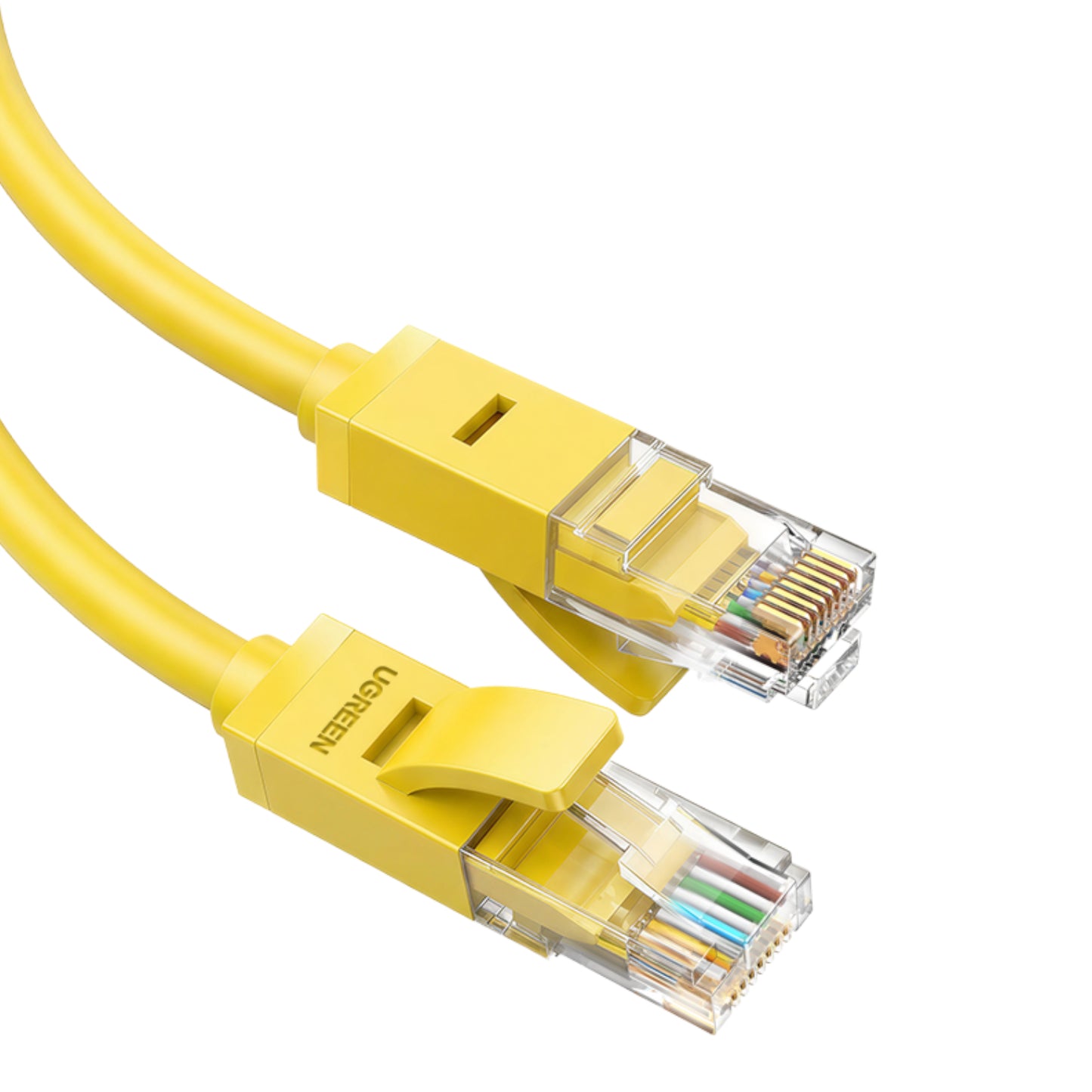 UGREEN RJ45 CAT6 0.5m LAN Network Cable - (1Gbps, 250MHz) - Yellow-0