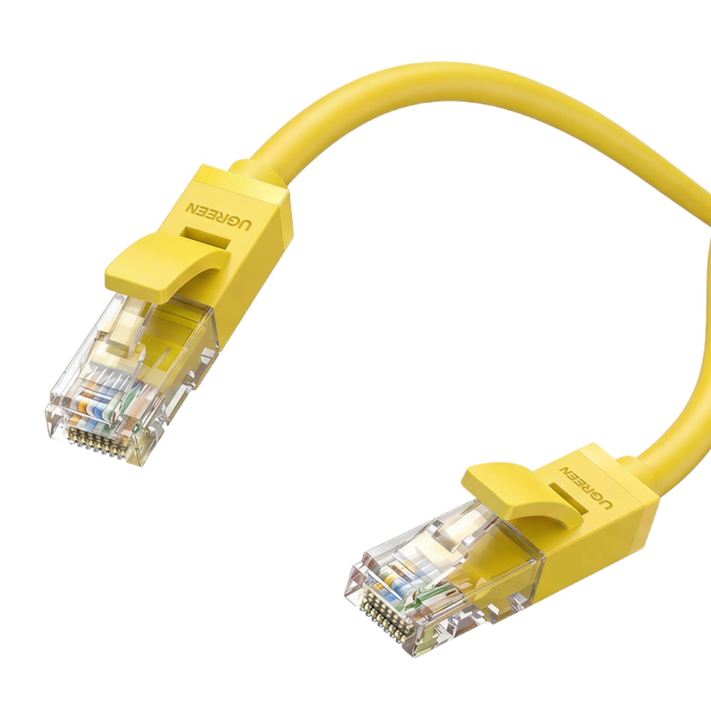 UGREEN RJ45 CAT6 0.5m LAN Network Cable - (1Gbps, 250MHz) - Yellow-1