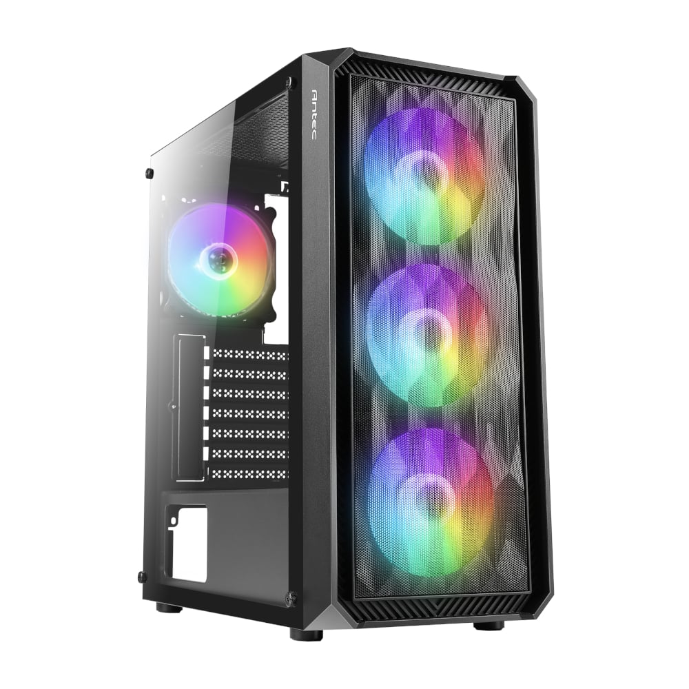 Antec NX292 ATX | Micro-ATX | ITX ARGB Mid-Tower Gaming Chassis - Black-0