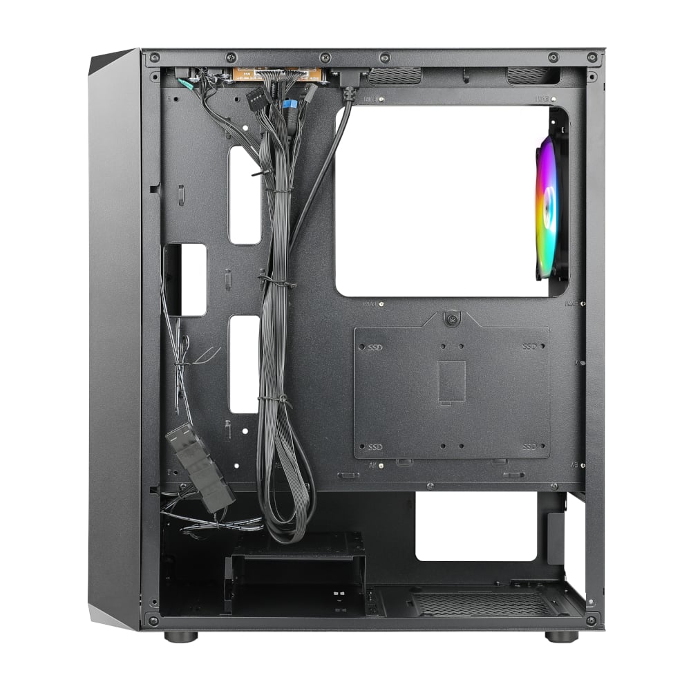 Antec NX292 ATX | Micro-ATX | ITX ARGB Mid-Tower Gaming Chassis - Black-3