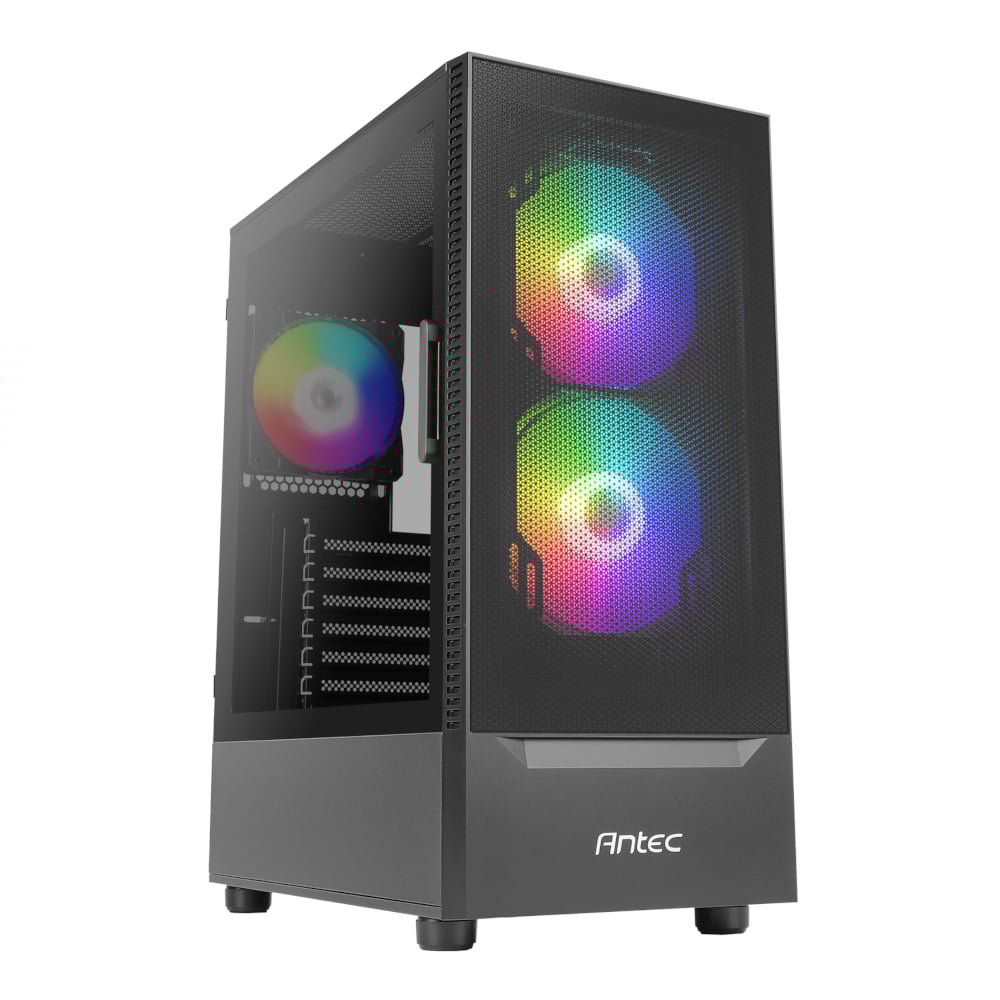 Antec NX410 V2 ATX | Micro-ATX | ITX ARGB Mid-Tower Gaming Chassis - Black-0