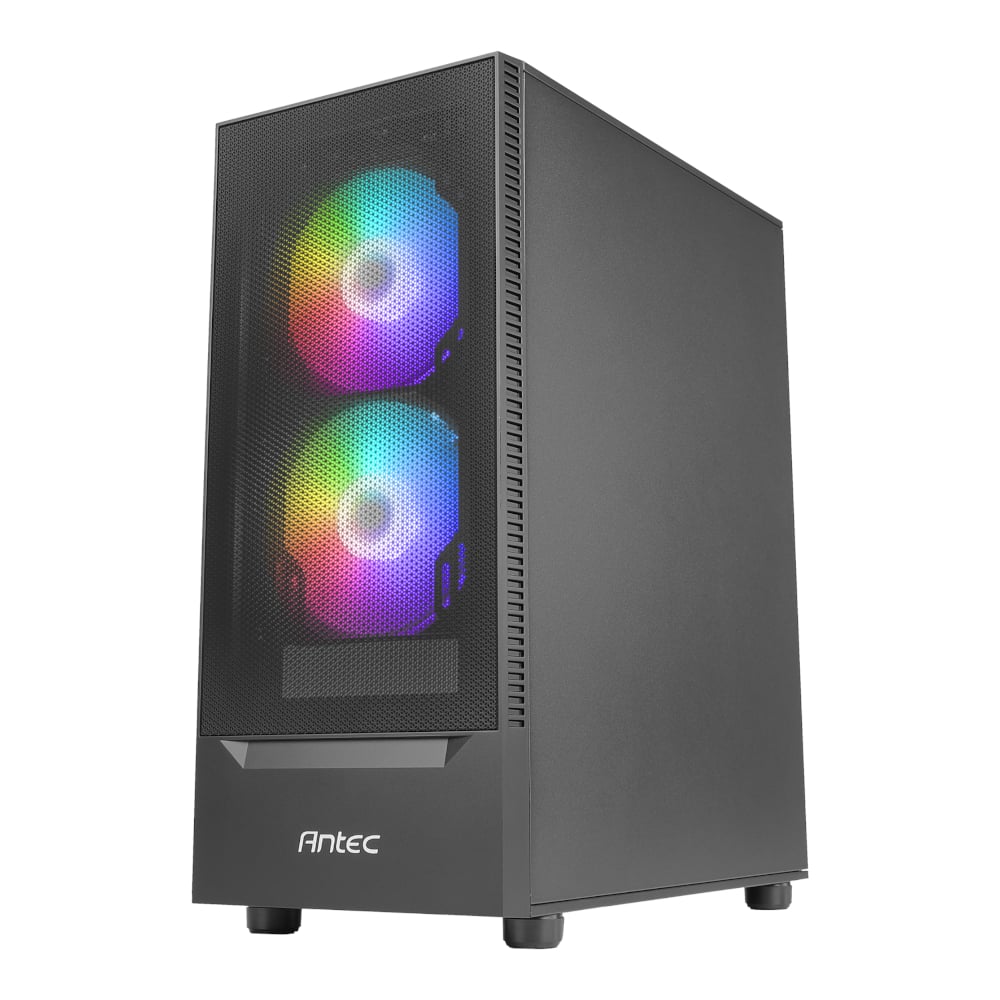 Antec NX410 V2 ATX | Micro-ATX | ITX ARGB Mid-Tower Gaming Chassis - Black-2