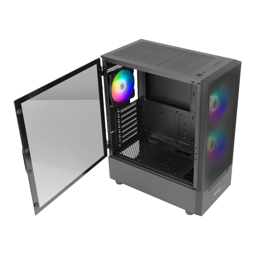 Antec NX410 V2 ATX | Micro-ATX | ITX ARGB Mid-Tower Gaming Chassis - Black-4