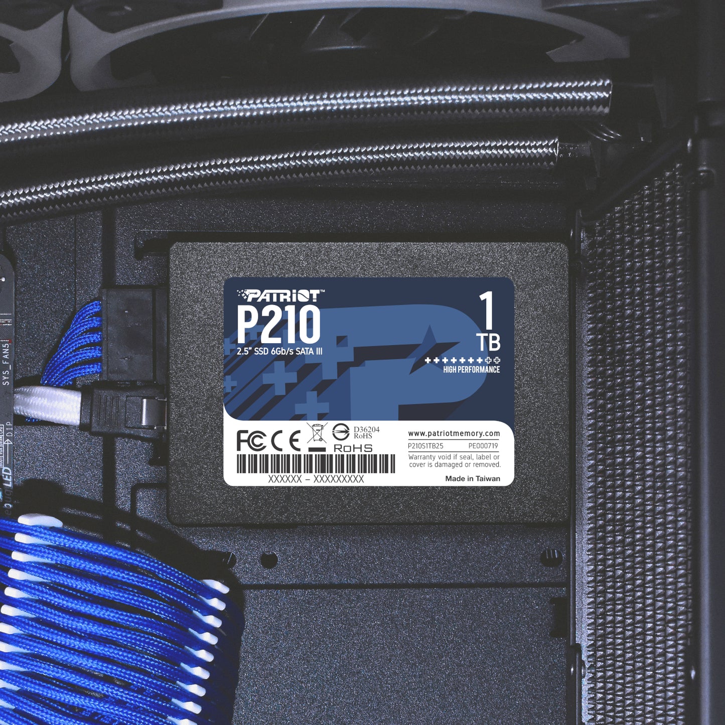 Patriot P210 1TB 2.5 Inch SATAIII SSD-3