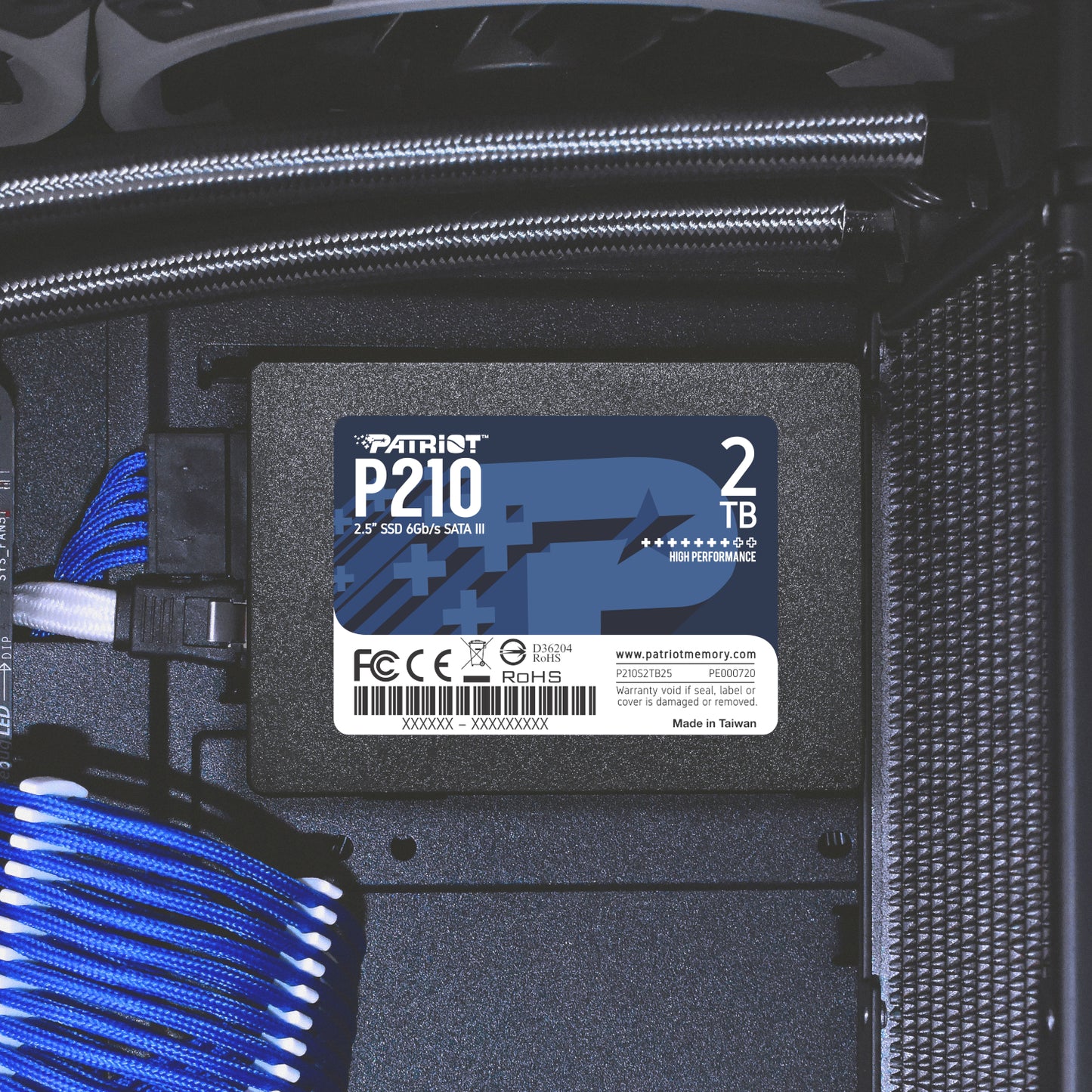 Patriot P210 2TB 2.5 Inch SATAIII SSD-3