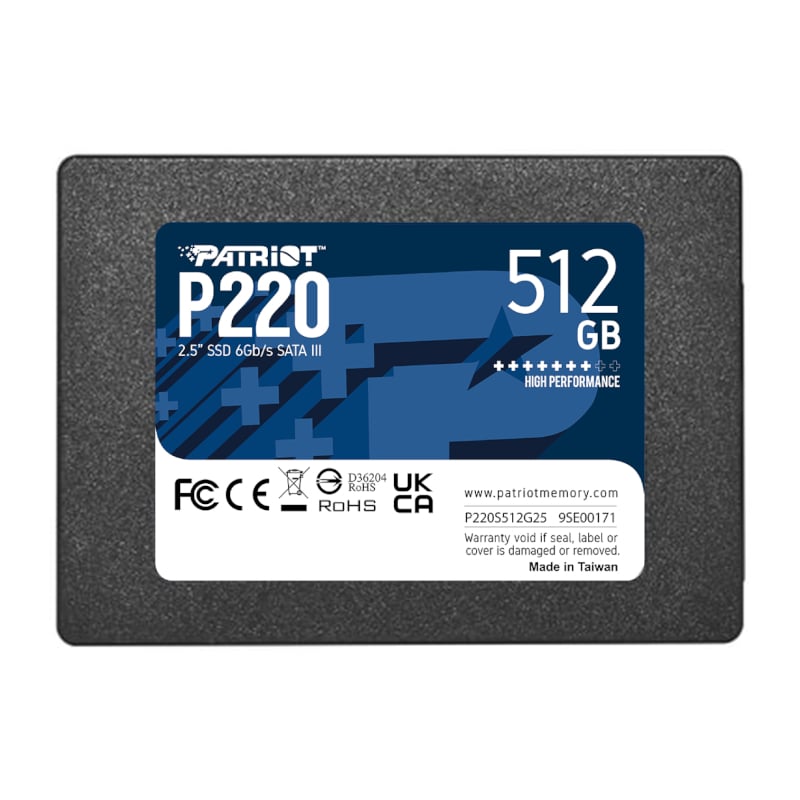 Patriot P220 512GB 2.5" SSD-0