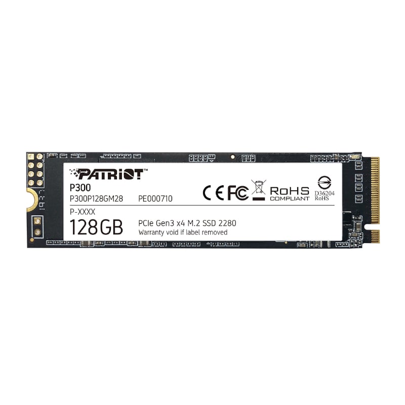 Patriot P300 128GB M.2 PCIe NVMe SSD-0