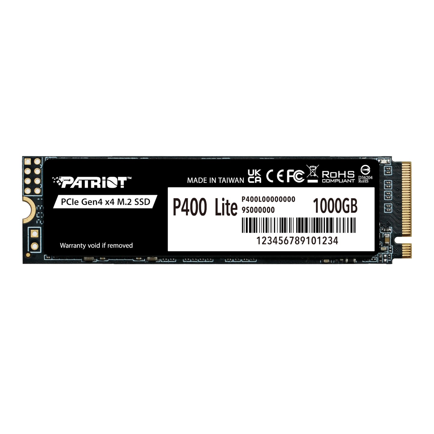 Patriot P400 Lite 1TB M.2 PCIe Gen 4 x4 NVMe SSD-0