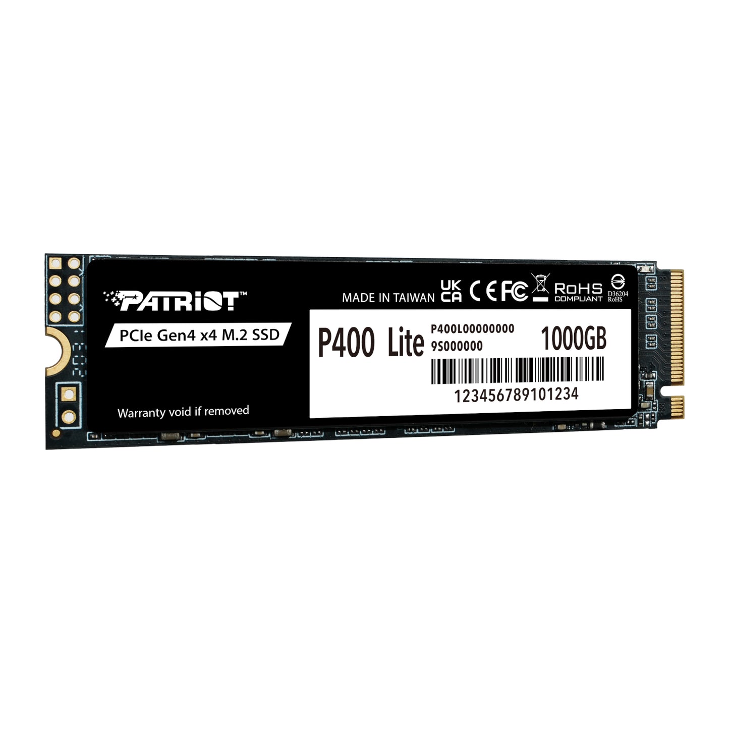 Patriot P400 Lite 1TB M.2 PCIe Gen 4 x4 NVMe SSD-1