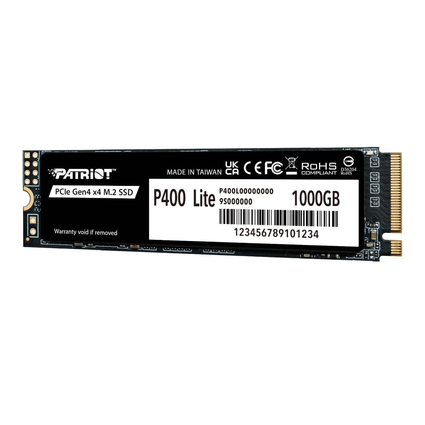 Patriot P400 Lite 1TB M.2 PCIe Gen 4 x4 NVMe SSD-2