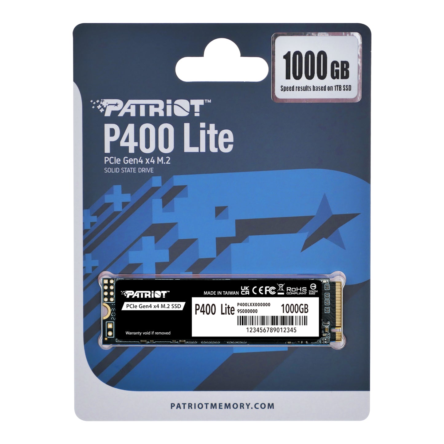Patriot P400 Lite 1TB M.2 PCIe Gen 4 x4 NVMe SSD-3