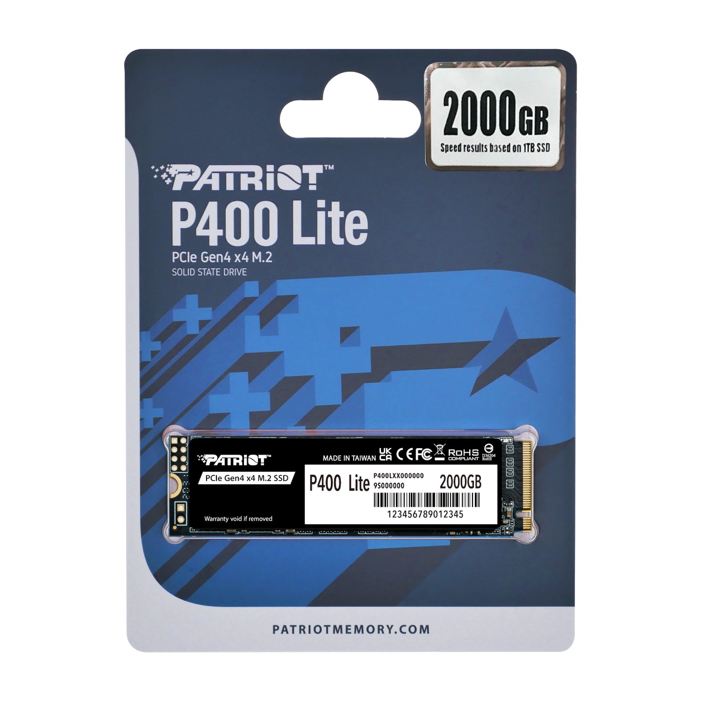 Patriot P400 Lite 2TB M.2 PCIe Gen 4 x4 NVMe SSD-3