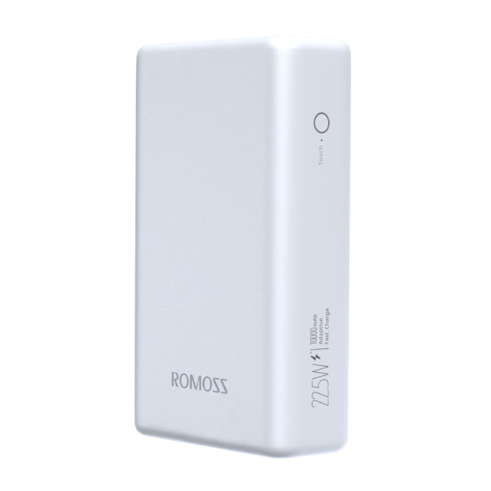 Romoss PAC10 10000mAh 20W Fast Charge Power Bank – White-1