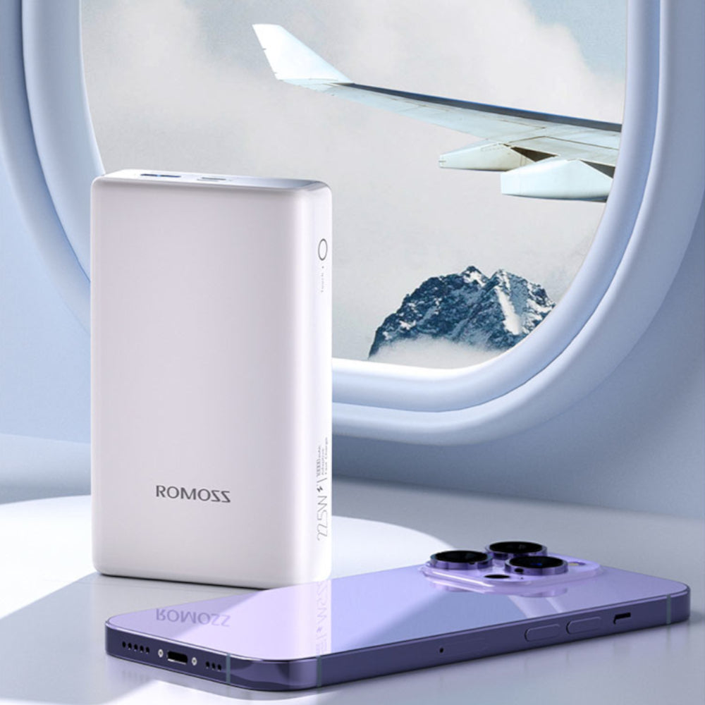 Romoss PAC10 10000mAh 20W Fast Charge Power Bank – White-4