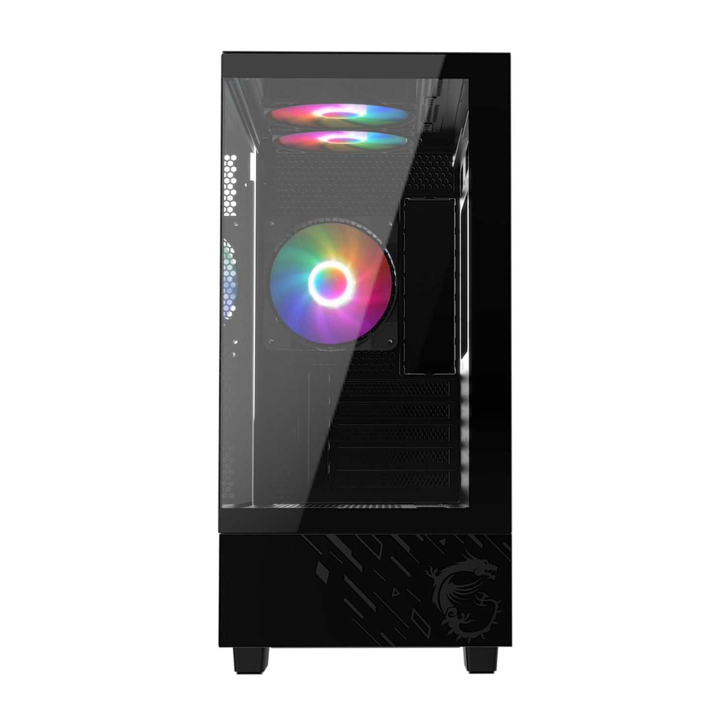 MSI PAG PANO M110A Micro-ATX Gaming Chassis – Black-1