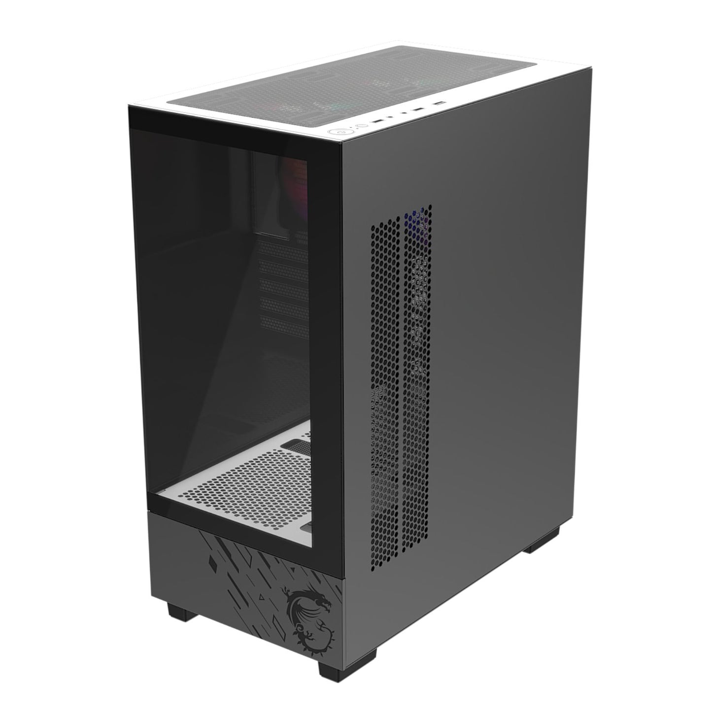 MSI PAG PANO M110A Micro-ATX Gaming Chassis – Black-2