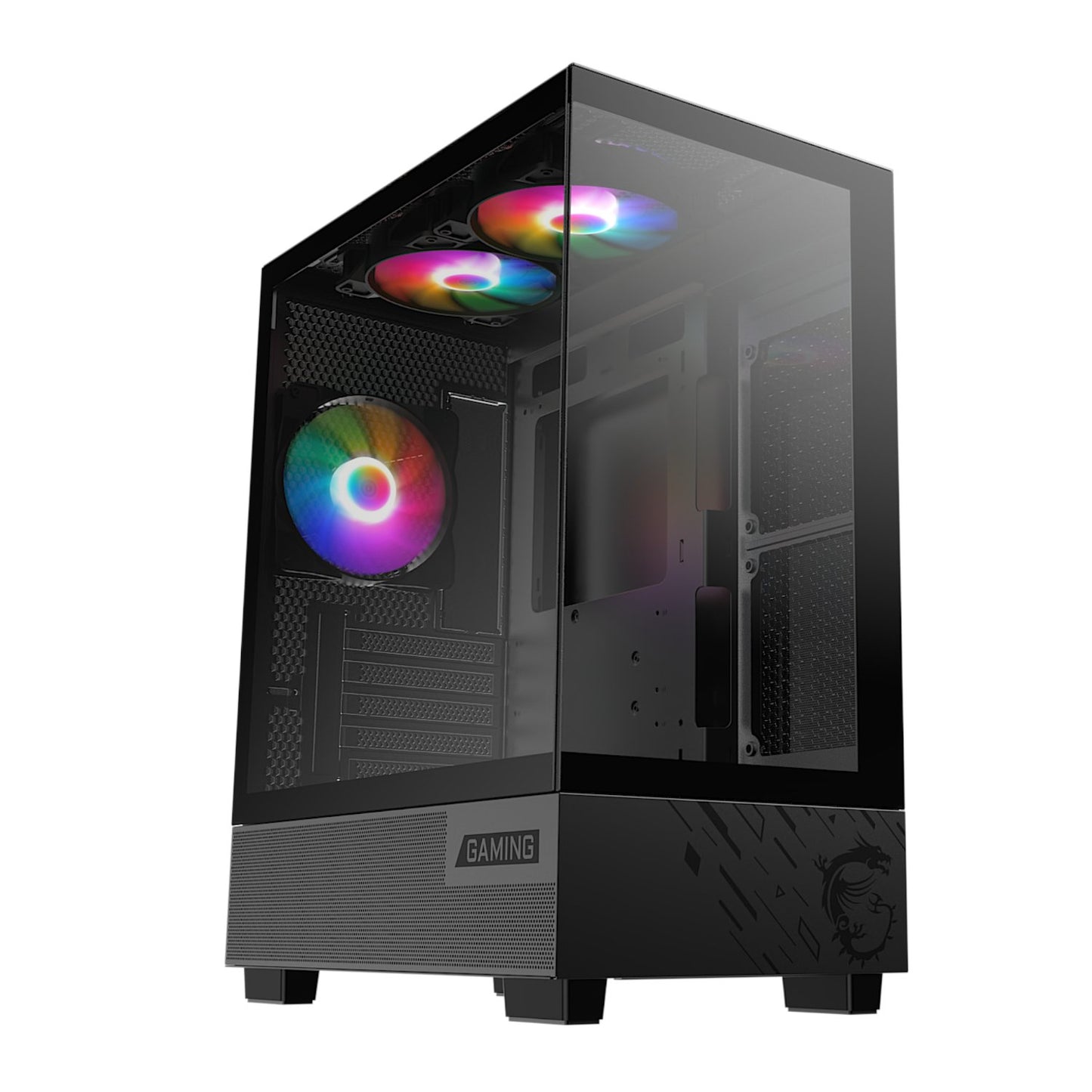 MSI PAG PANO M110A Micro-ATX Gaming Chassis – Black-4