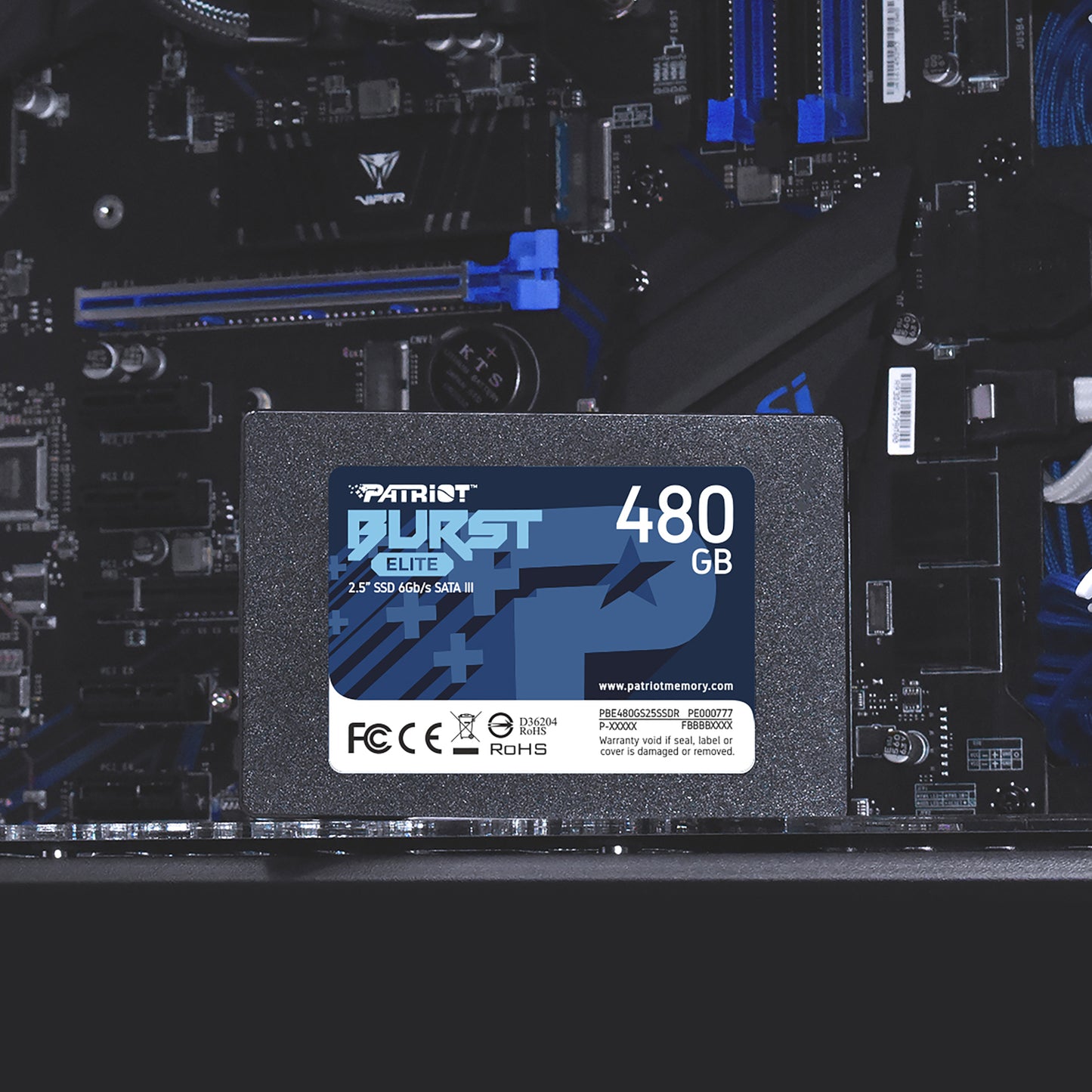 Patriot Burst Elite 480GB 2.5" SATA III SSD-3