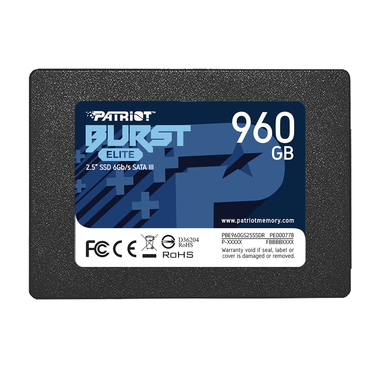 Patriot Burst Elite 960GB 2.5" SATA III SSD-0