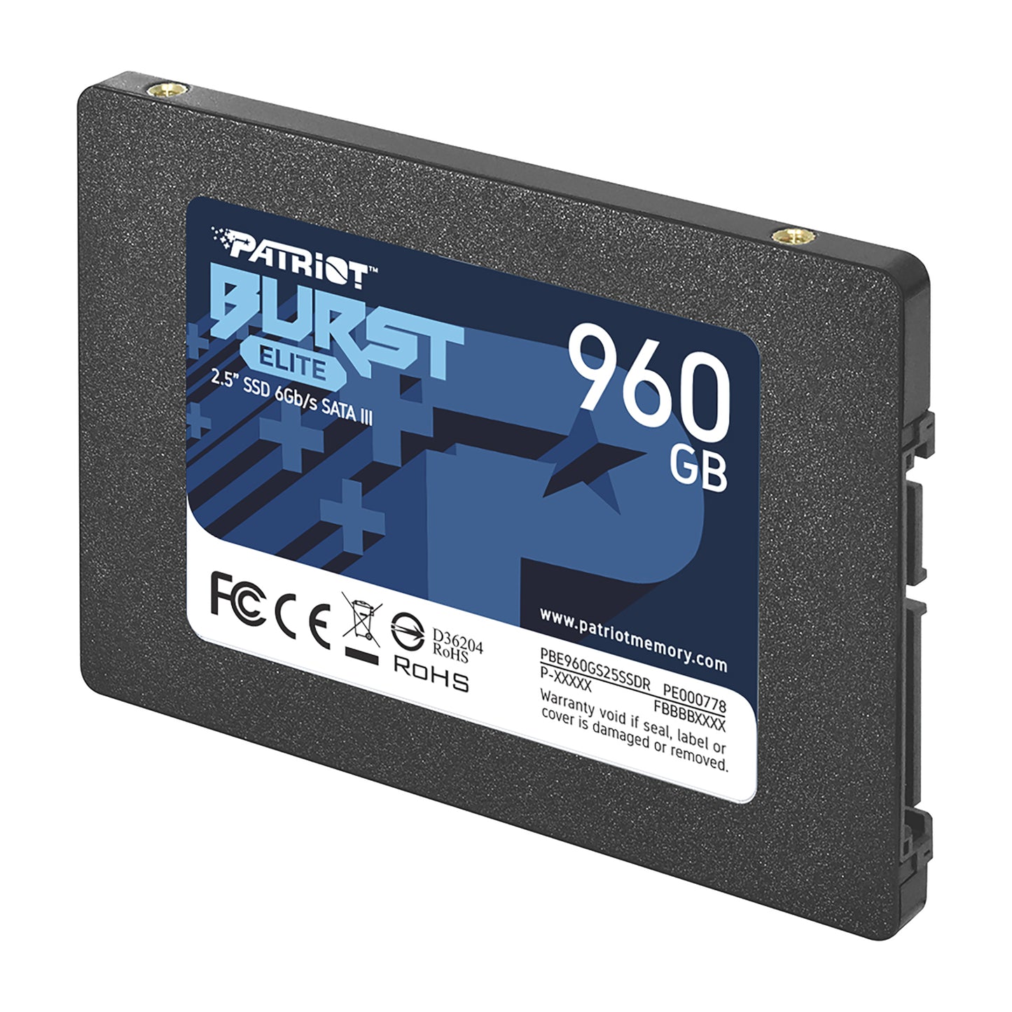 Patriot Burst Elite 960GB 2.5" SATA III SSD-1