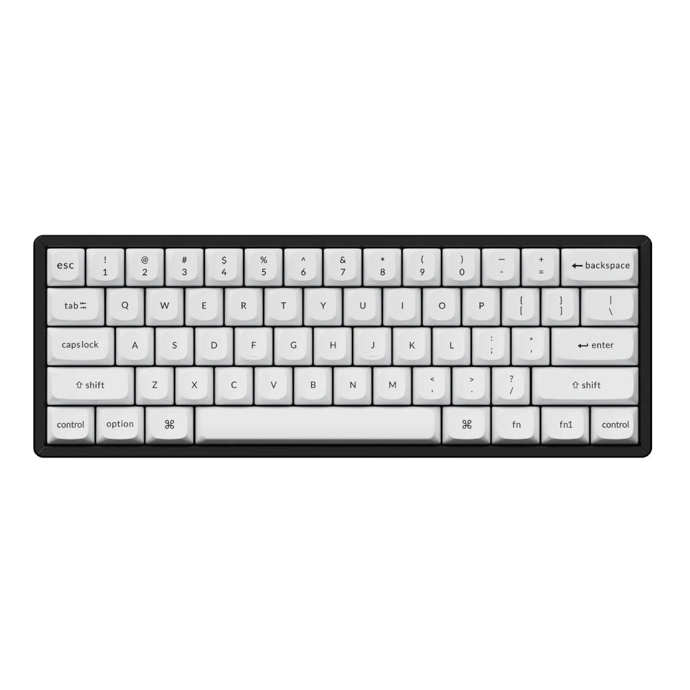 Keychron Double Shot PBT OSA Full Keycap Set - Black/White-4