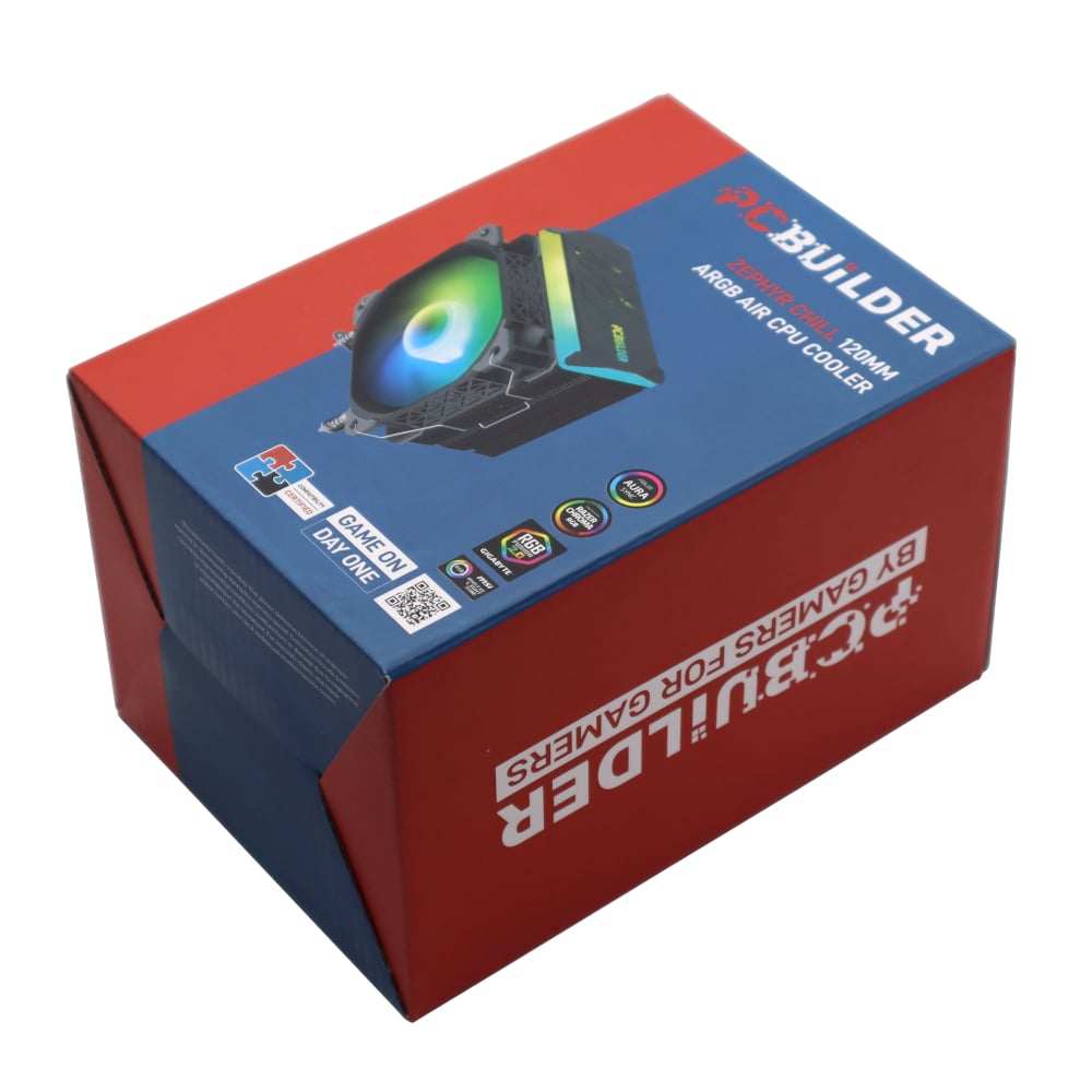 PCBuilder Zephyr Chill 120MM ARGB AIR CPU Cooler-4