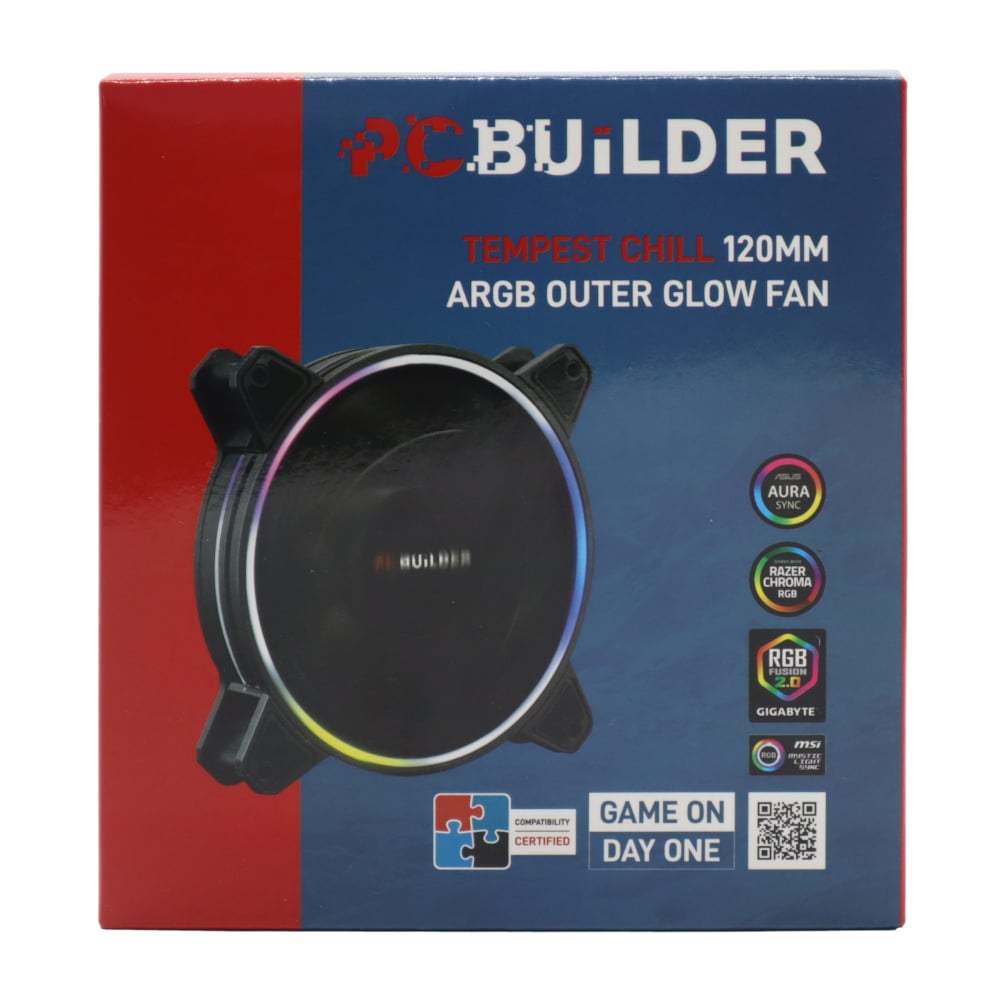 PCBuilder Tempest Chill 120MM ARGB Outer Glow Fan-1