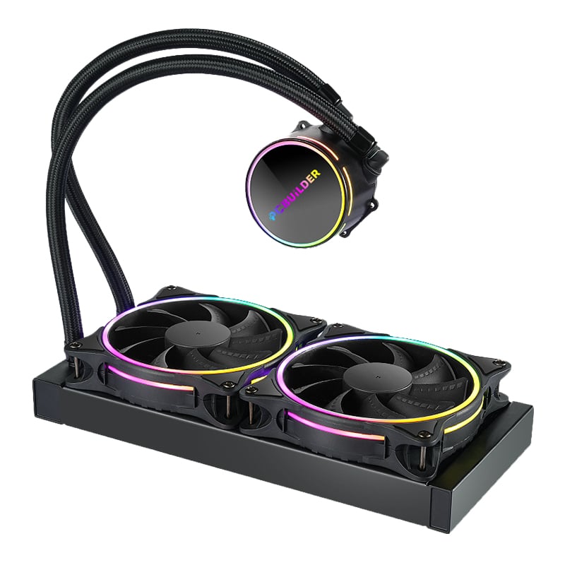 PCBuilder Hydro Chill 240MM AIO Liquid CPU Cooler ARGB-0