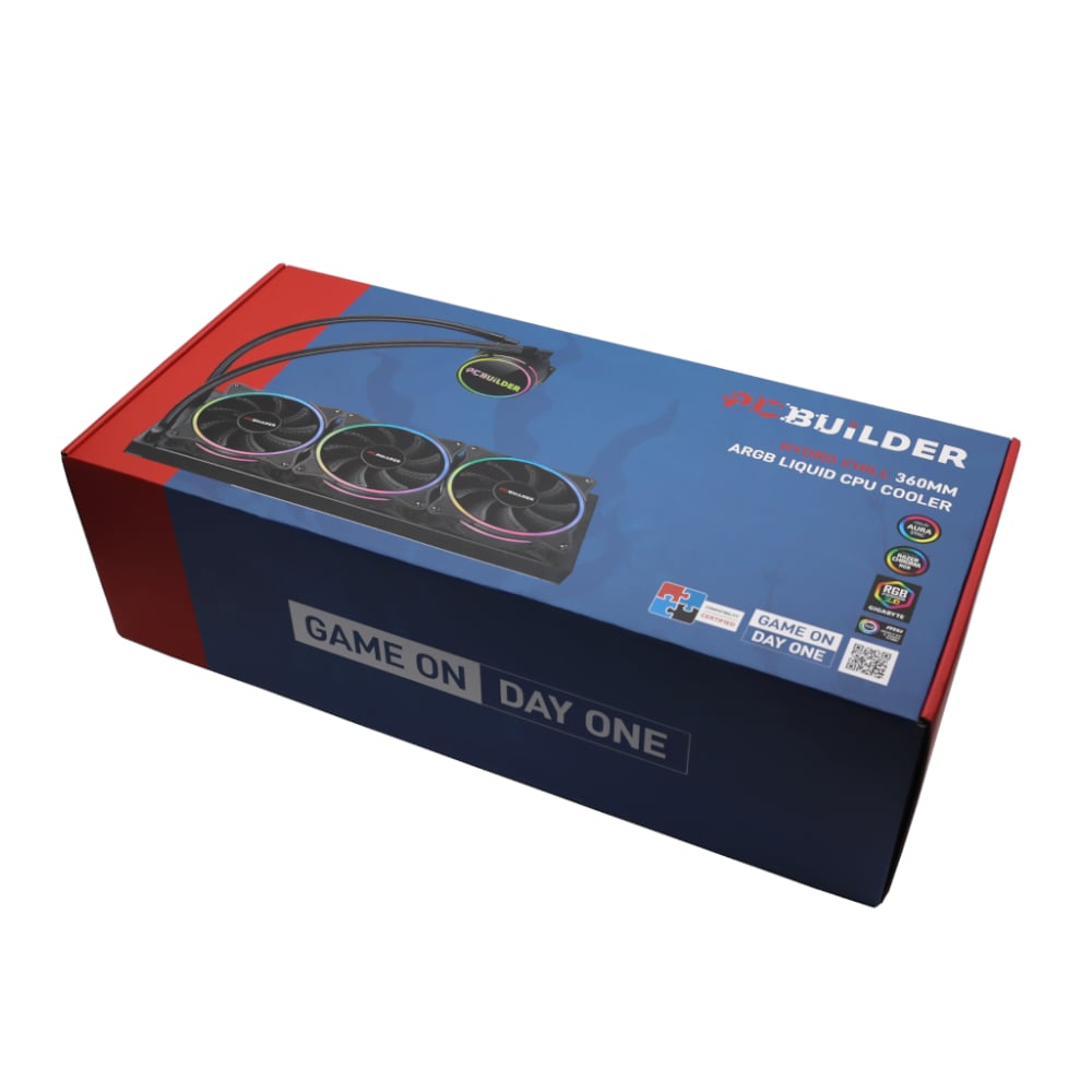 PCBuilder Hydro Chill 360MM AIO Liquid CPU Cooler ARGB-4