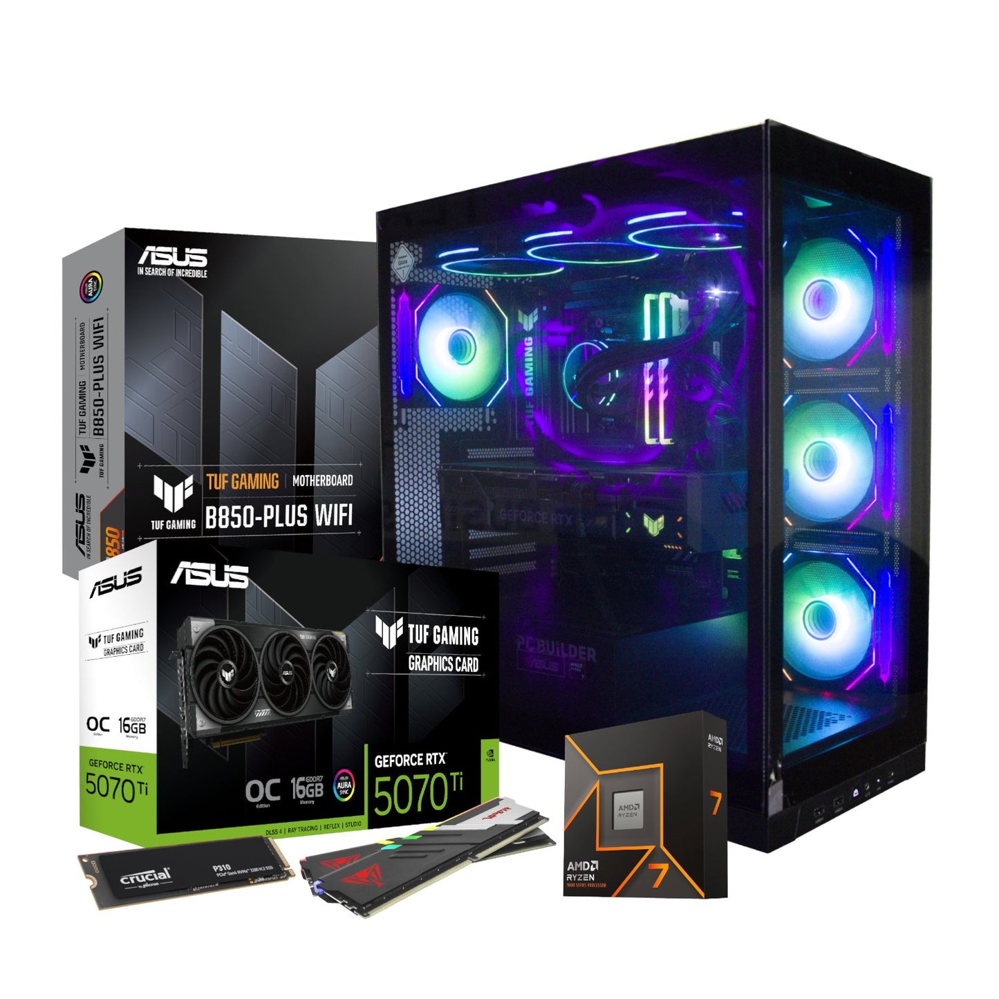 PCBuilder Ryzen 7 9700X VALOUR Windows 11 Gaming PC-1