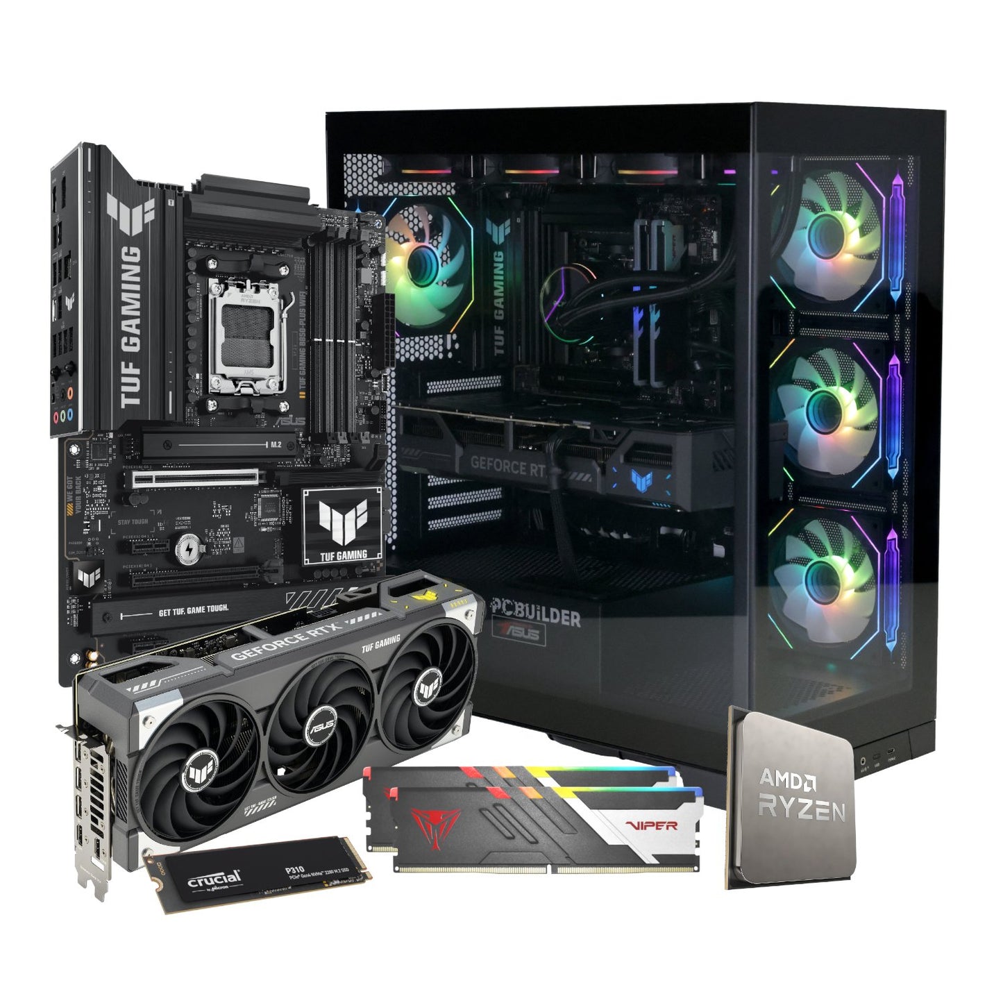 PCBuilder Ryzen 7 7800X3D ARCHON Windows 11 Gaming PC-16