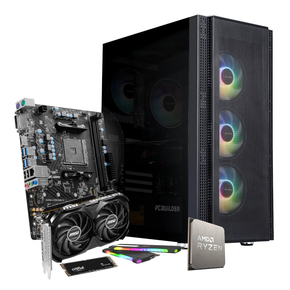 PCBuilder AMD Ryzen 5 5600X BARRICADE Windows 11 Gaming PC-18