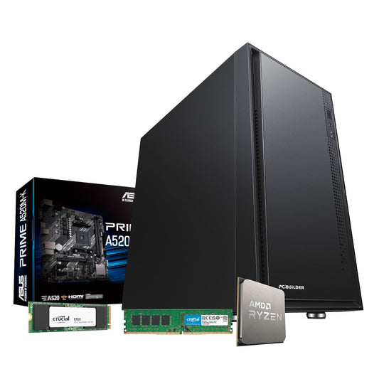 PCBuilder AMD Ryzen 5 3400G HOME MASTER Windows 11 Desktop PC-0